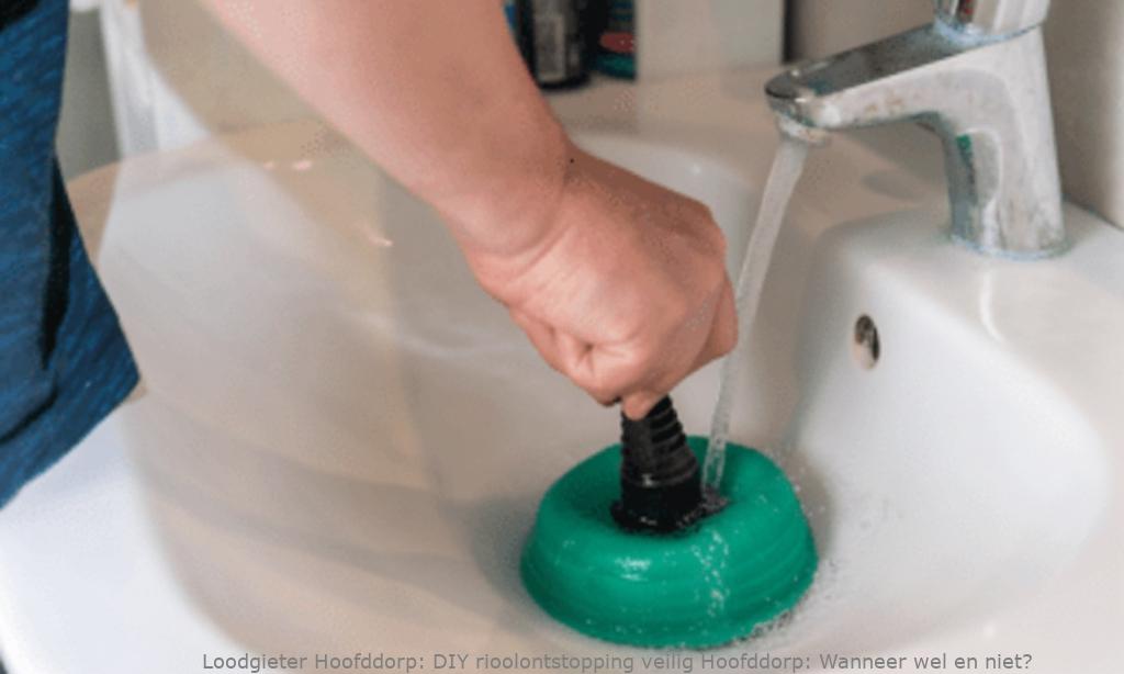 Diy Rioolontstopping Veilig Hoofddorp