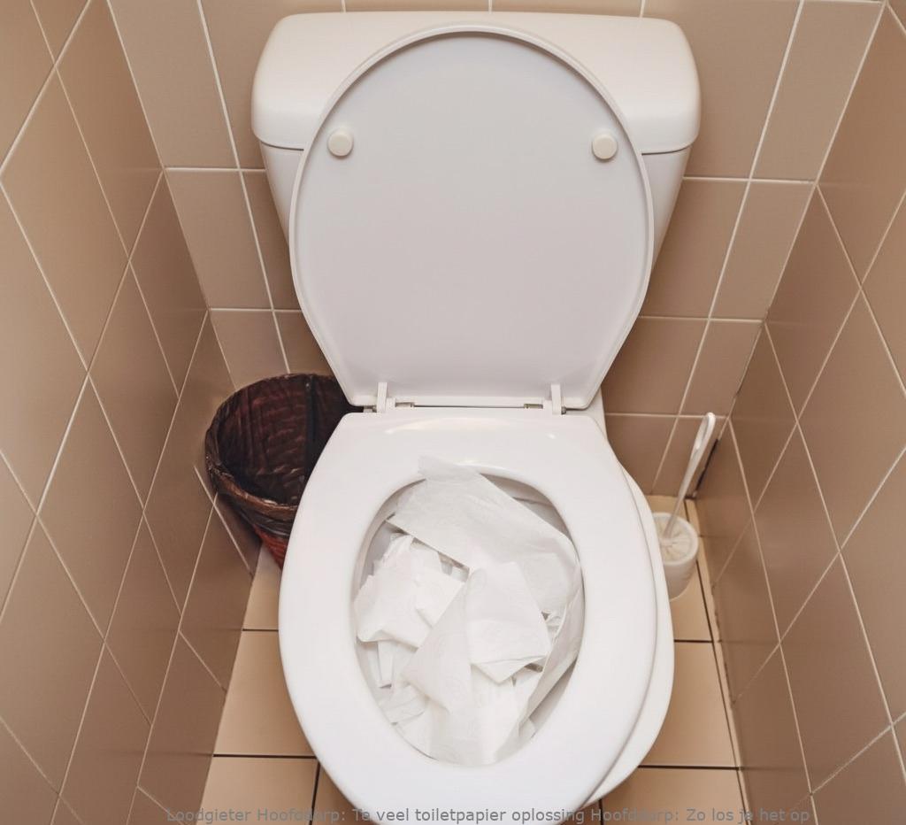 Te Veel Toiletpapier Oplossing Hoofddorp